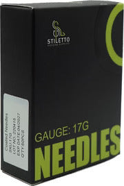Stiletto Coated Piercing Needles (Box of 50)
