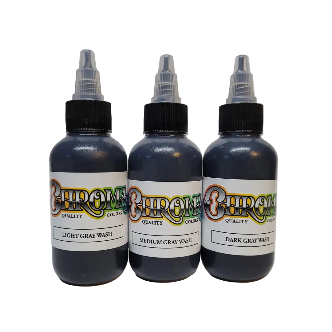 3 Bottle Gray Wash Set 4oz
