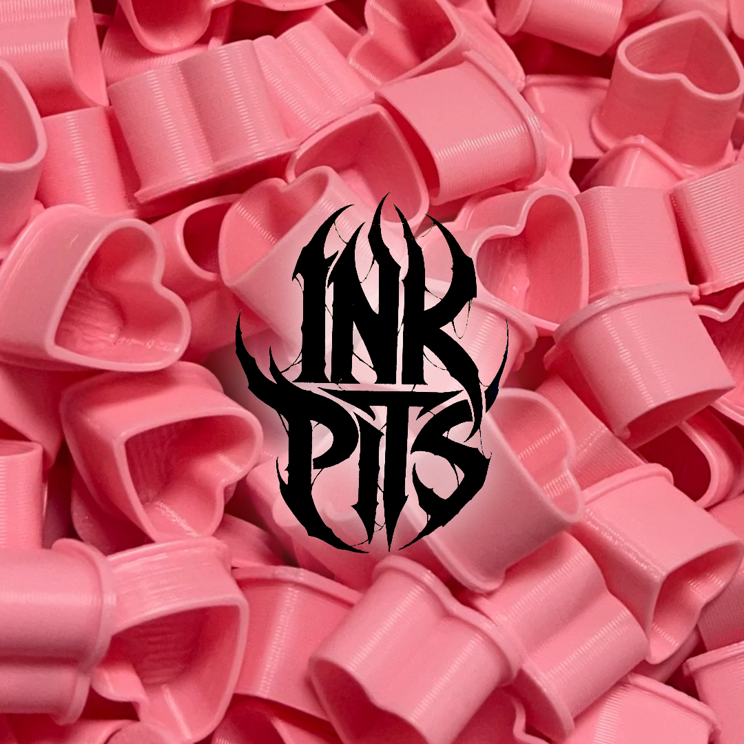SALE - Heart Ink Caps - Bag of 100