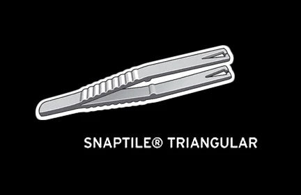 Snaptile Disposable Piercing Forceps (Triangular) - Case of 600