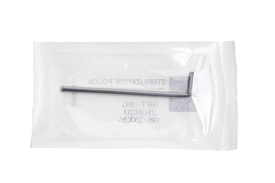 Stiletto Sterile Steel Pre-bent Receiving Tubes