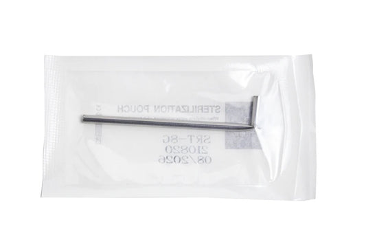 Stiletto Sterile Steel Pre-bent Receiving Tubes