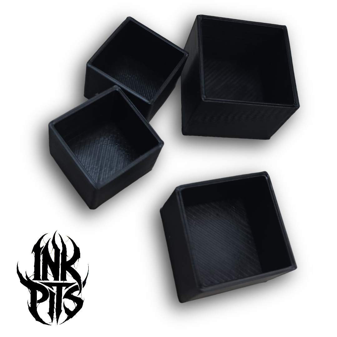 Ink Pits Square Ink Caps - Bag of 100