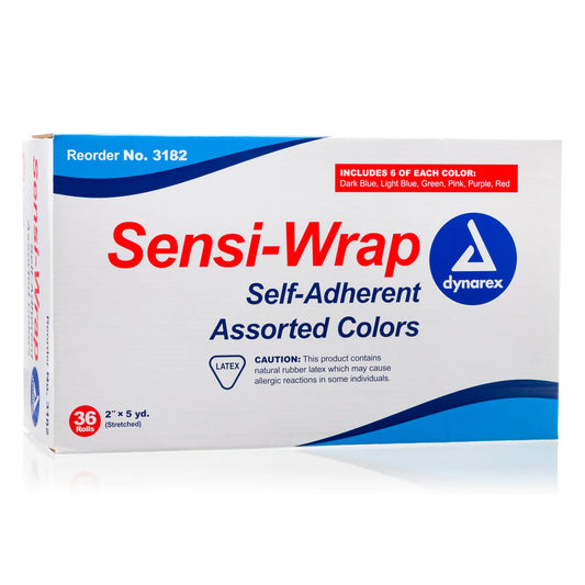 Dynarex Sensi Wrap 2” x 5 yd. - Rainbow