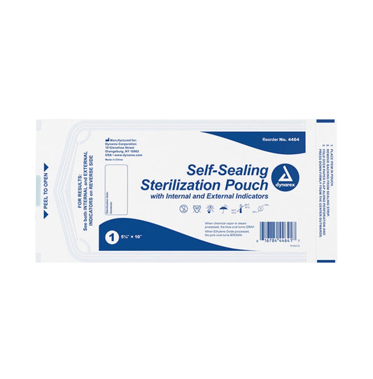 Self-Sealing Sterilization Pouches - 5.25” x 10”