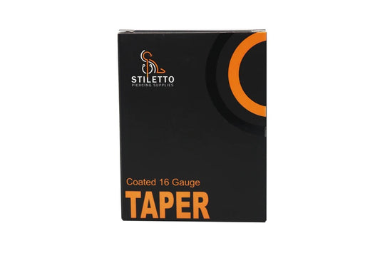 Stiletto Press Fit and Concave Tapers (Box of 50) - 18G, 16G, 14G, and 12G