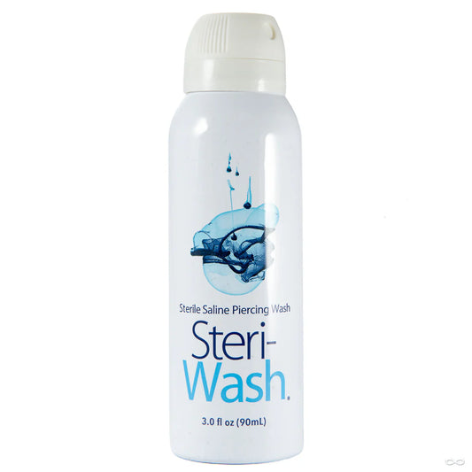 Steri-Wash Sterile Saline Piercing Aftercare Spray - Individual Can