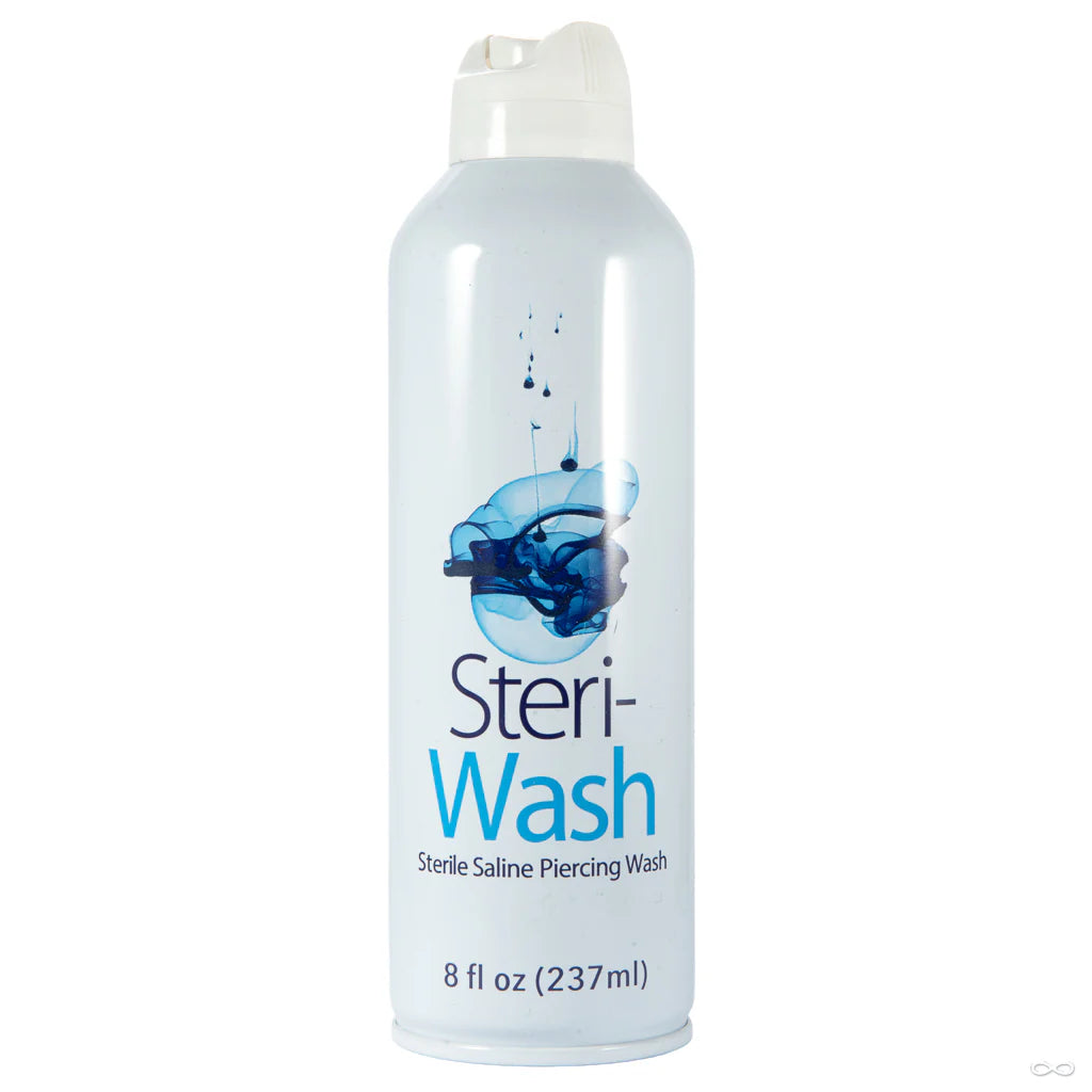 Steri-Wash Sterile Saline Piercing Aftercare Spray - Individual Can
