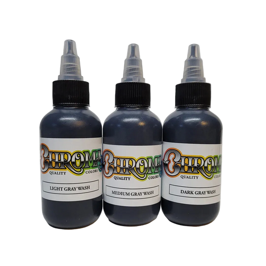 3 Bottle Gray Wash Set 4oz