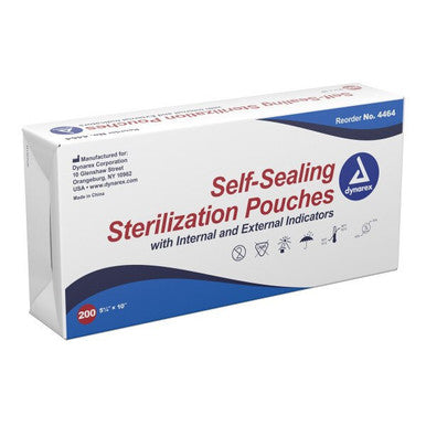 Self-Sealing Sterilization Pouches - 5.25” x 10”