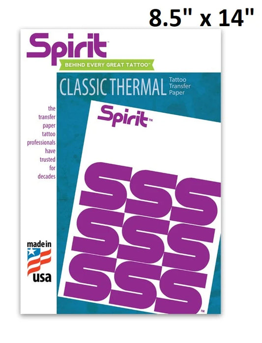 Spirit Original Tattoo Thermal Image Copier Paper - 8.5” x 14”