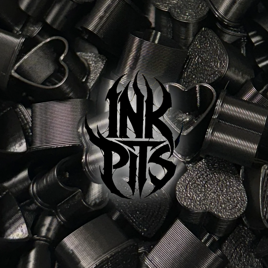 Ink Pits Heart Ink Caps - Bag of 100