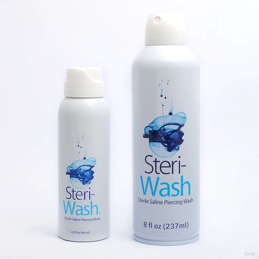 Steri-Wash Sterile Saline Piercing Aftercare Spray - Individual Can