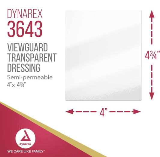 Dynarex ViewGuard Transparent Dressing