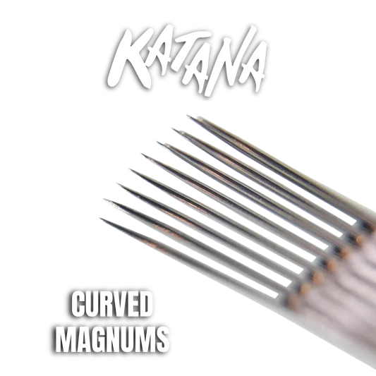 Curved Magnum / KATANA Needles On Bar