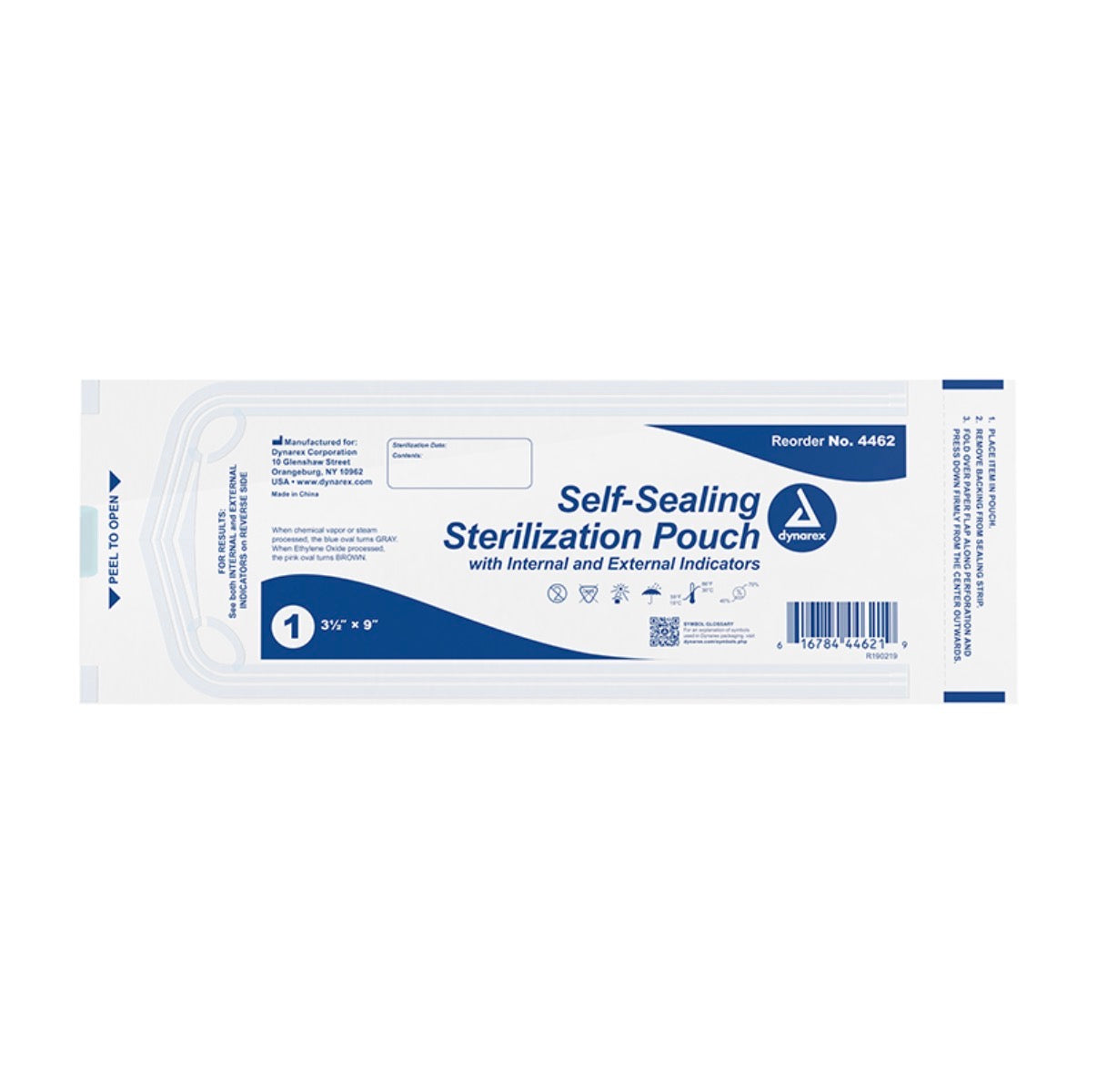 Self-Sealing Sterilization Pouches - 3.5” x 9”