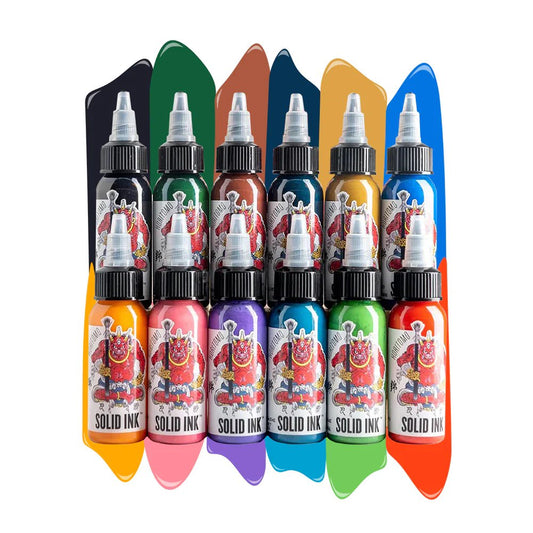 Horitomo 12 Color Set 1oz - Solid Inks