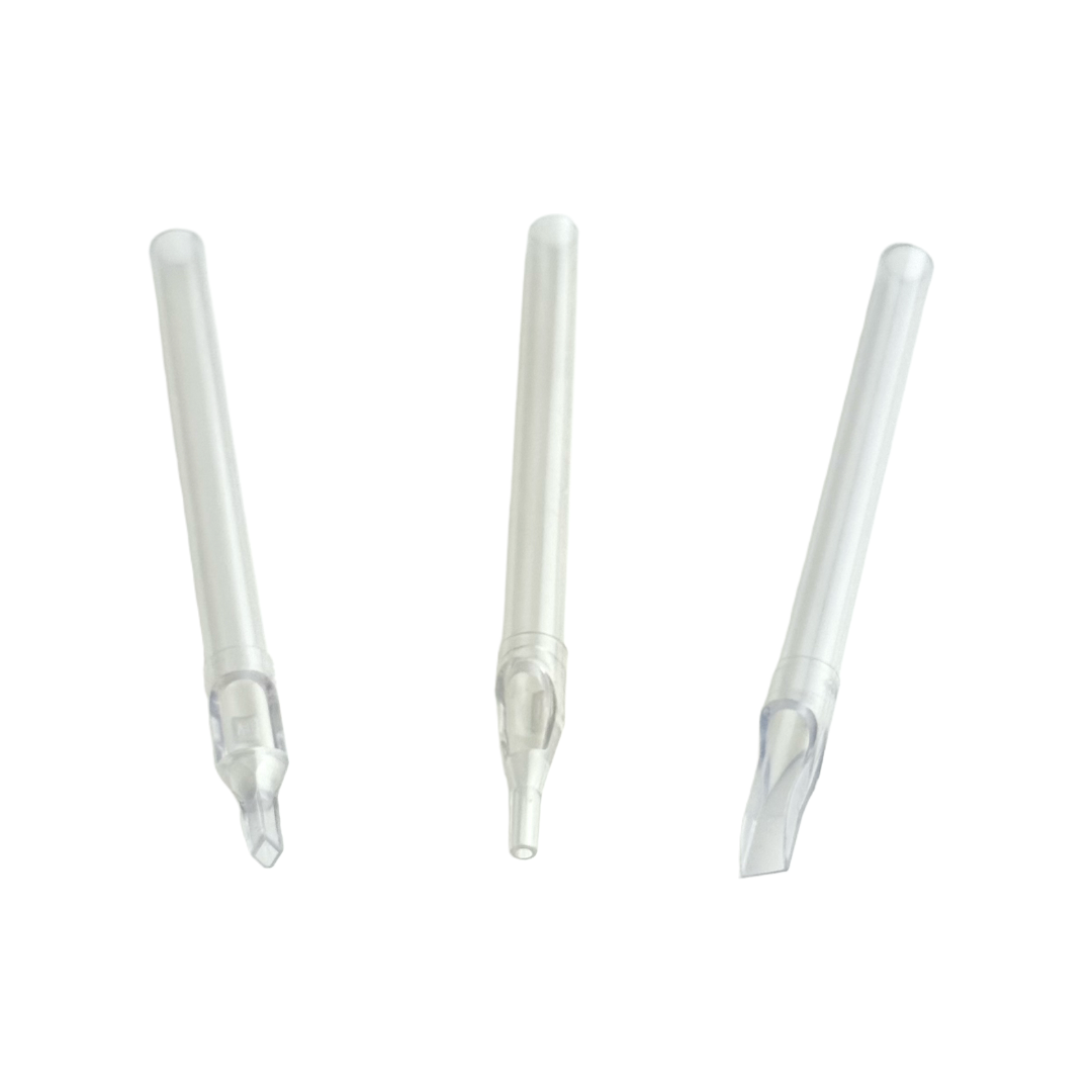 Disposable Tattoo Tube (No Grip) - Round Tip