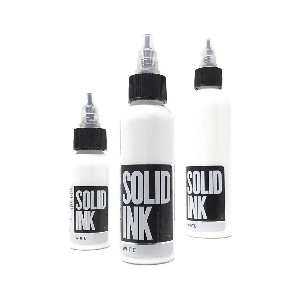 White 8oz - Solid Inks