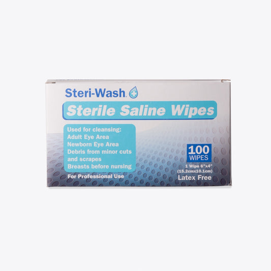 Steri-Wash Aftercare Piercing Wipes 100 Count